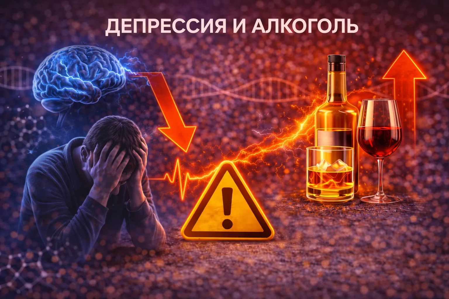 депрессия и алкоголь